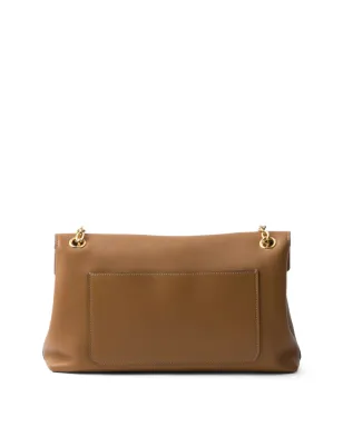 Prada ミディアム Doux ショルダーバッグ - ブラウン - サムネイル4