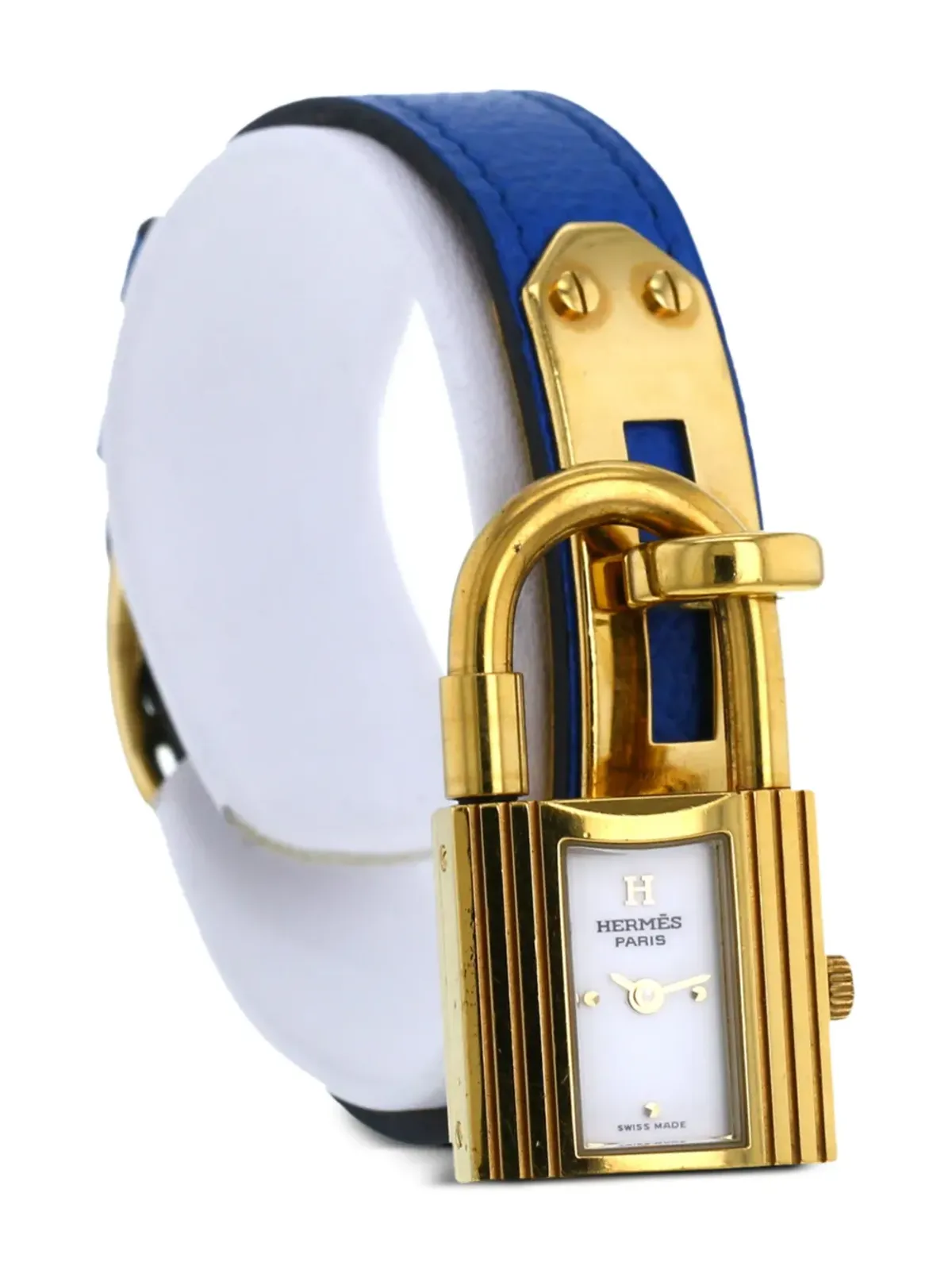 Hermès ビンテージ Montre Kelly 20mm ホワイト - 画像3