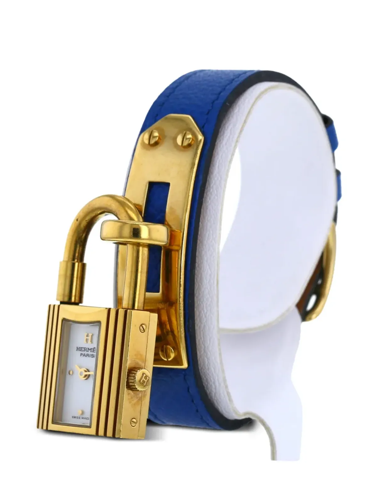 Hermès ビンテージ Montre Kelly 20mm ホワイト - 画像4