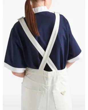 Prada デニムオーバーオール ミニドレス - サムネイル5