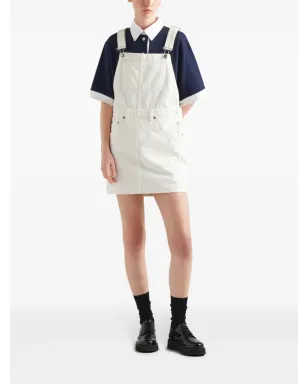 Prada デニムオーバーオール ミニドレス - サムネイル2