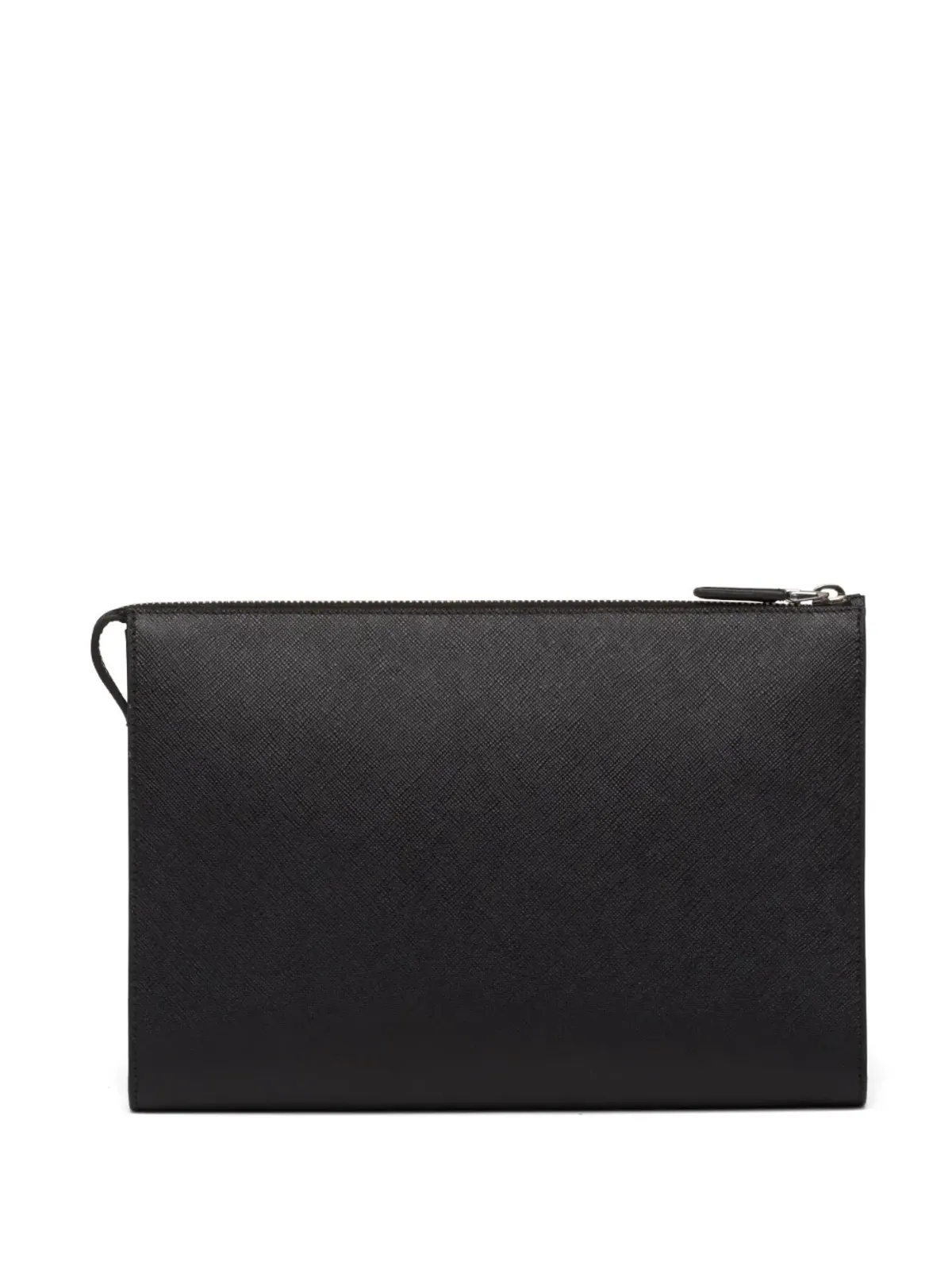 Prada サフィアーノ トライアングルプレート クラッチバッグ - 画像4