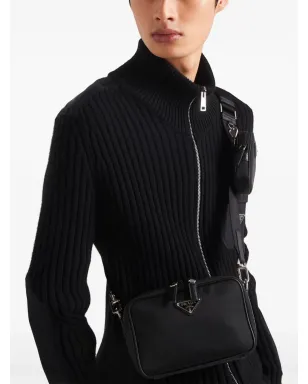 Prada ブリク メッセンジャーバッグ ブラック - サムネイル2
