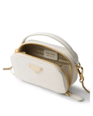 Prada サフィアーノレザー ミニバッグ - ホワイト - サムネイル5