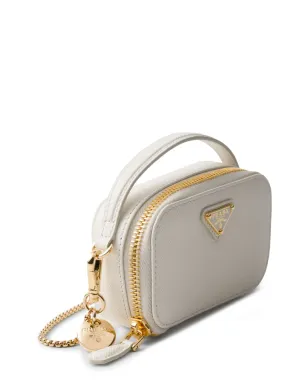 Prada サフィアーノレザー ミニバッグ - ホワイト - サムネイル4