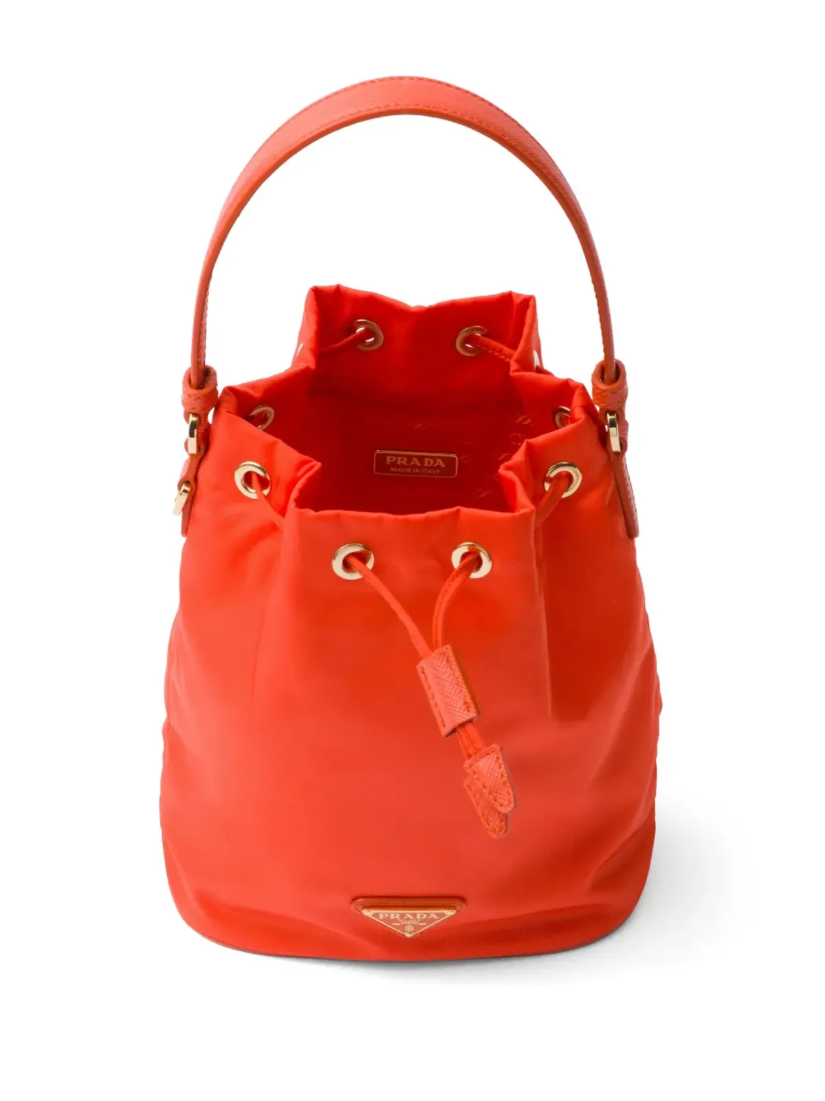 Prada Re-Edition 1978 ミニ バケットバッグ - オレンジ - 画像5