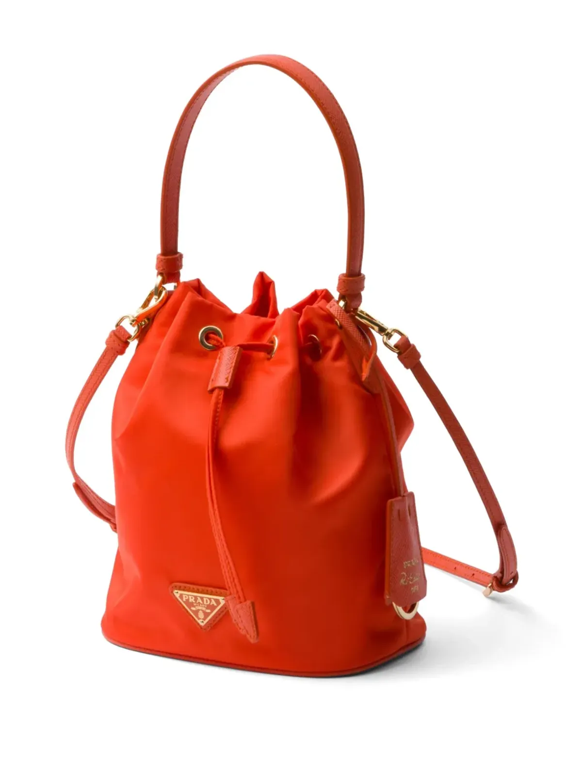 Prada Re-Edition 1978 ミニ バケットバッグ - オレンジ - 画像3