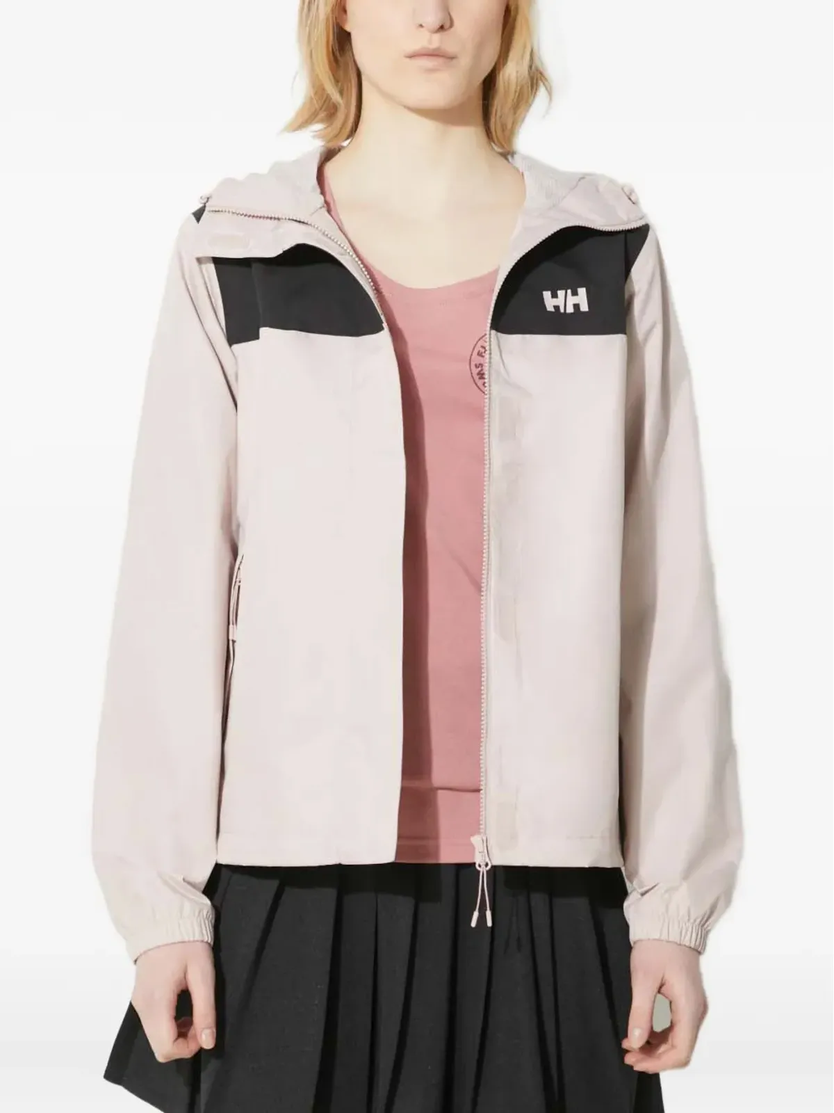Helly Hansen Vancouver カラーブロック フード付きレインジャケット - 画像1