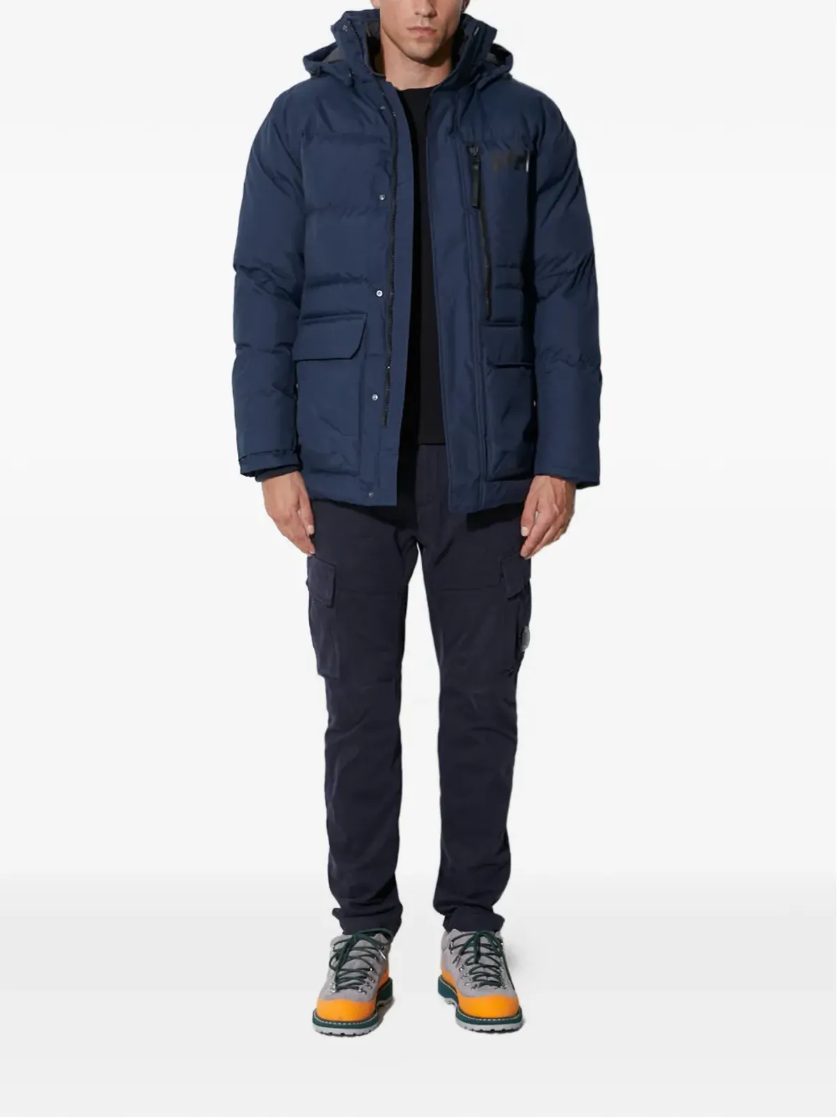 Helly Hansen フード付き ロゴディテール 中綿ジャケット - 画像2