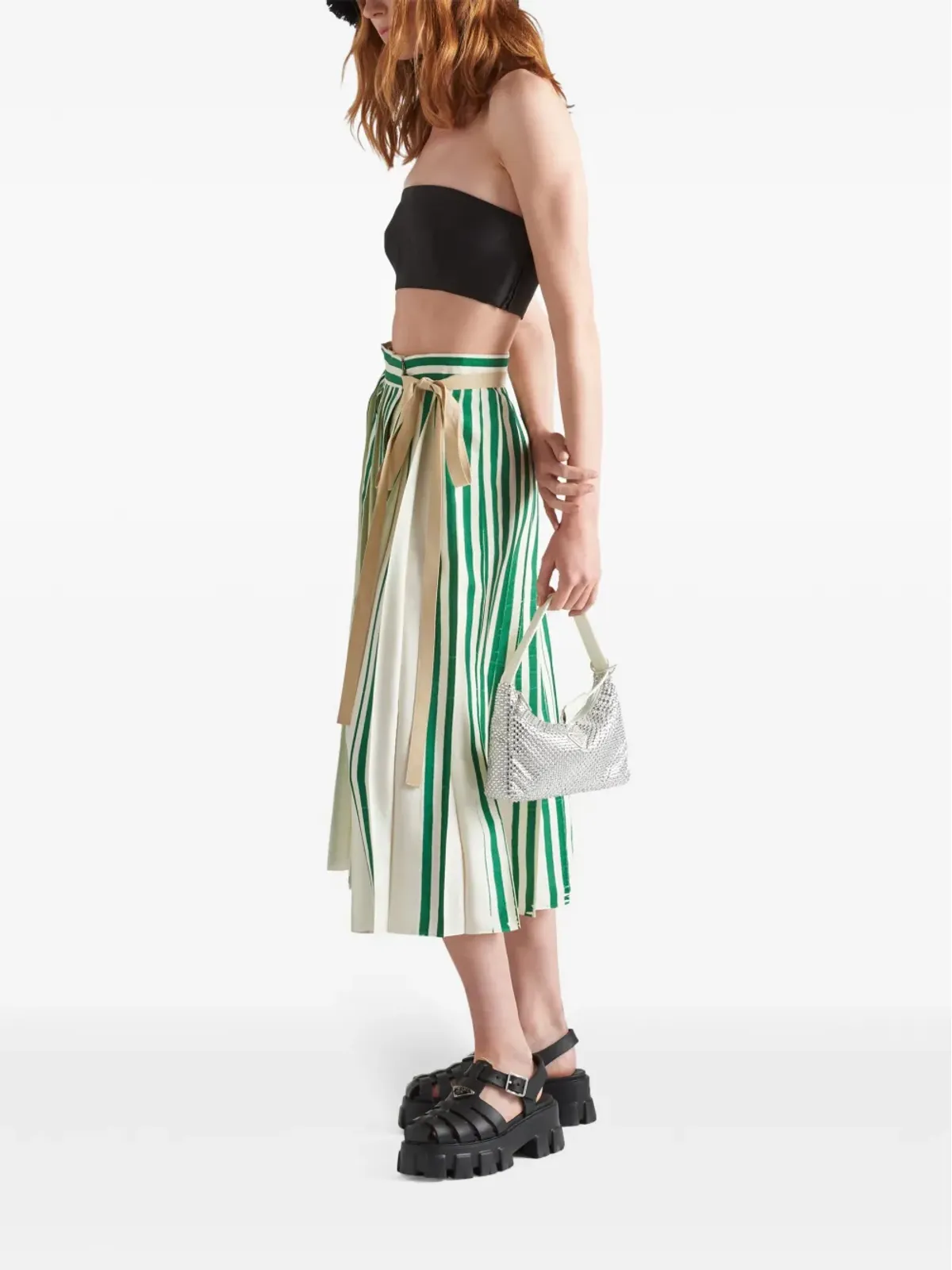 Prada リエディション 装飾入りミニバッグ - 画像2