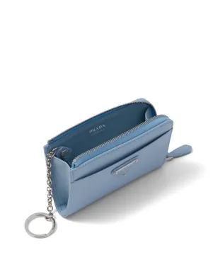 Prada サフィアーノレザー キーチェーン - ブルー - サムネイル3