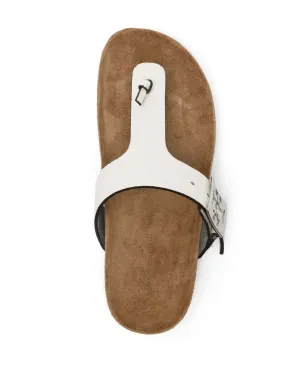 Tory Burch メロー トングサンダル - ホワイト - サムネイル4