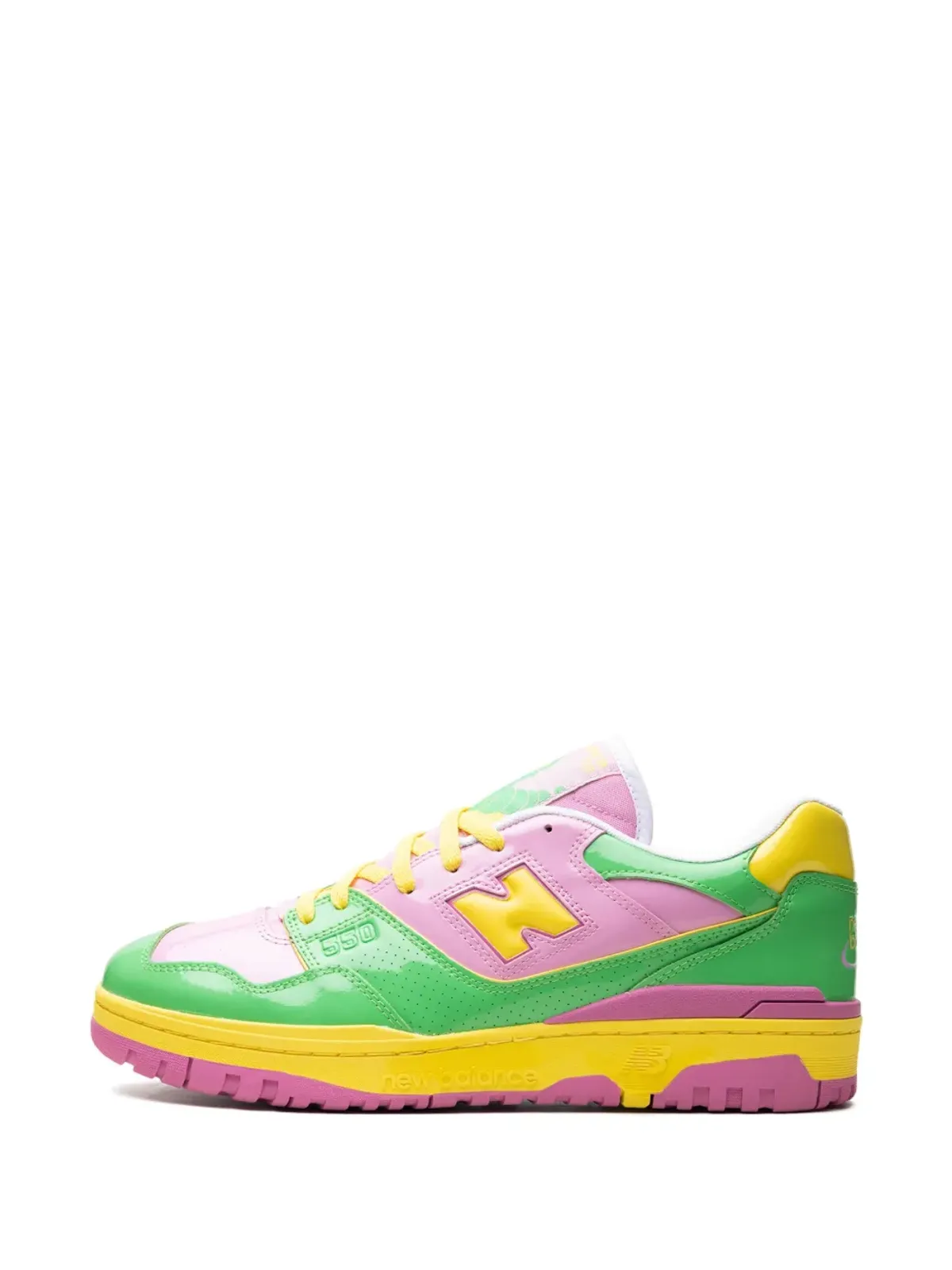 New Balance 550 コントラストスニーカー グリーン - 画像5