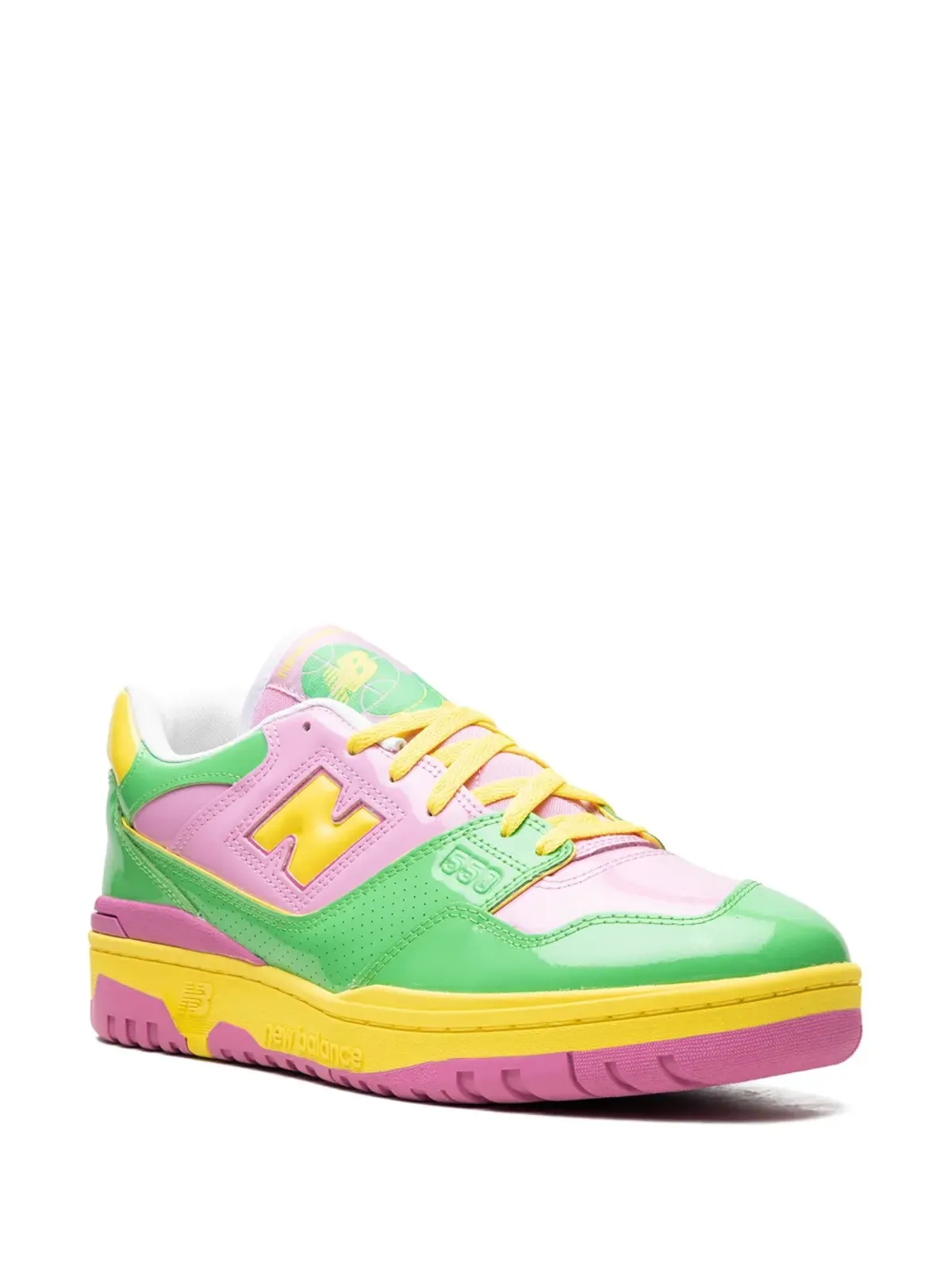 New Balance 550 コントラストスニーカー グリーン - 画像2