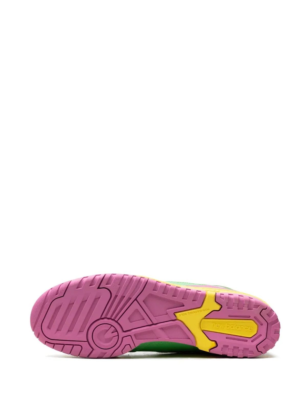 New Balance 550 コントラストスニーカー グリーン - 画像4