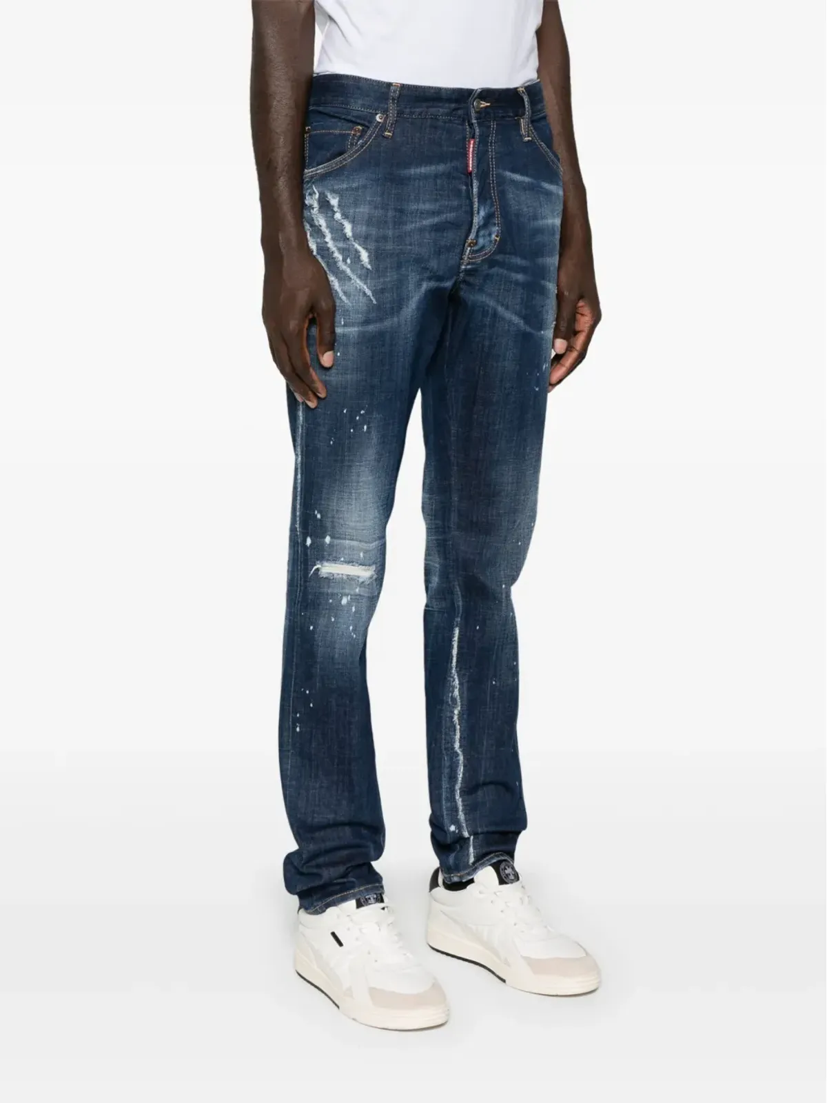 DSQUARED2 クールガイ テーパードジーンズ ブルー - 画像3