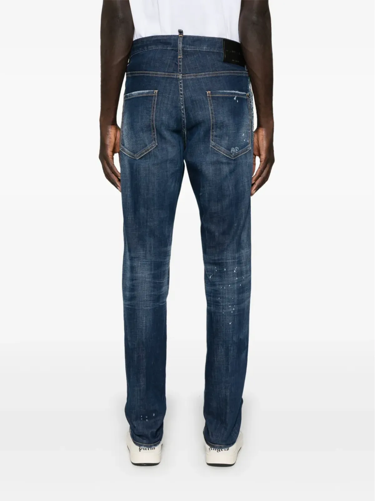 DSQUARED2 クールガイ テーパードジーンズ ブルー - 画像4