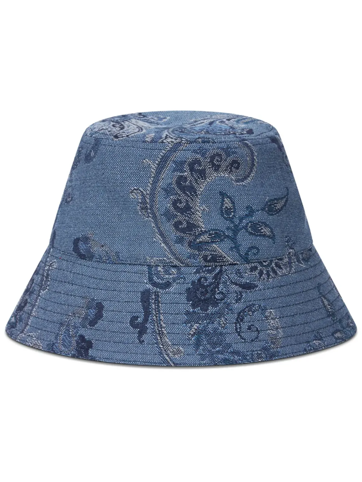 ETRO ペイズリープリントデニム バケットハット - ブルー - 画像1