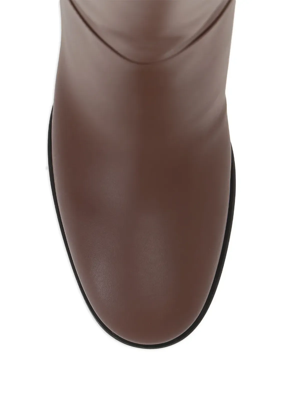 Gianvito Rossi サンティアゴ 85mm レザー ブーツ ブラウン - 画像4