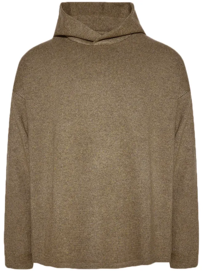 Fear of God ESSENTIALS FEAR OF GOD ESSENTIALS ロゴパッチ付きニットフーディーの商品画像