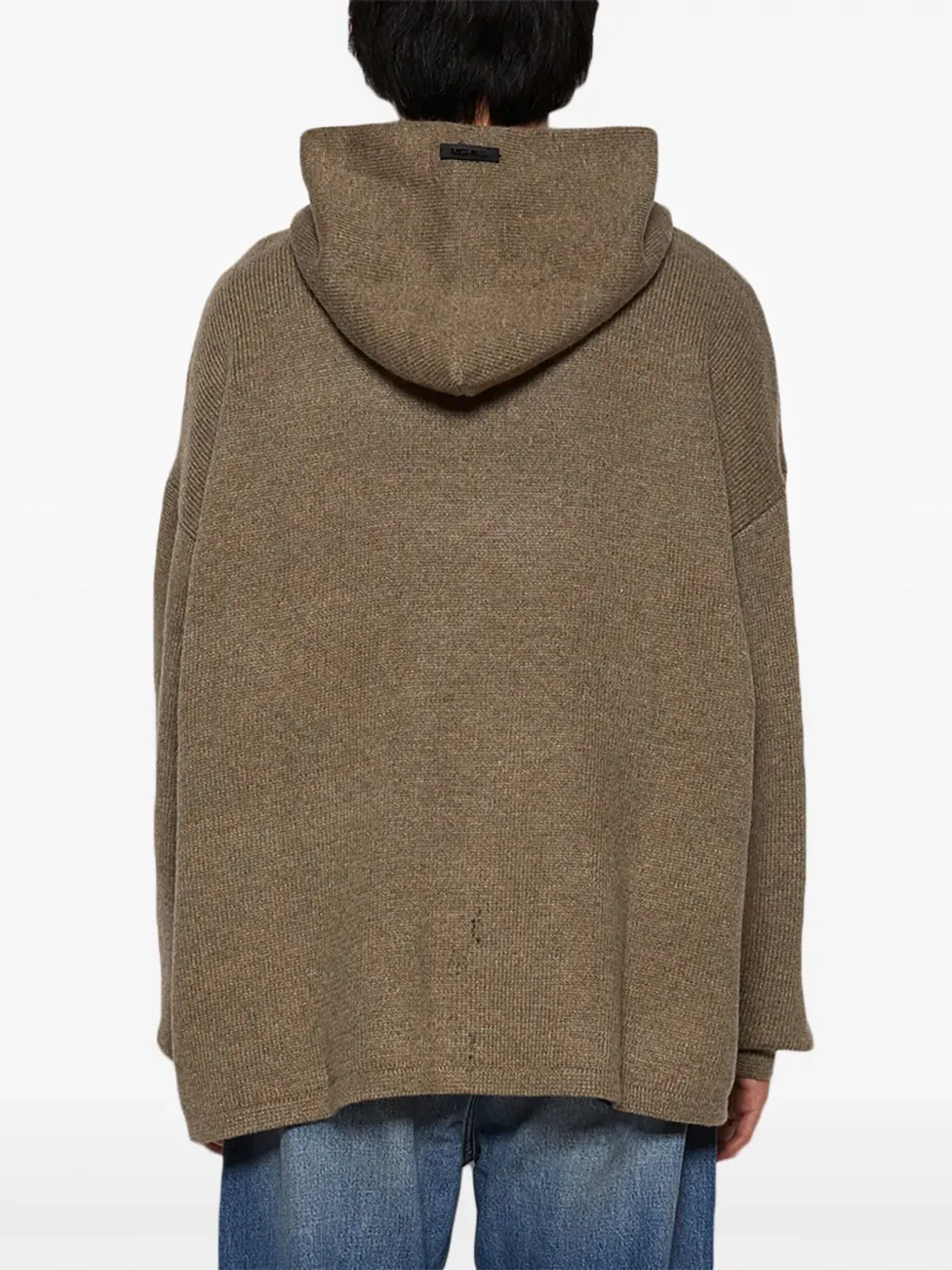 FEAR OF GOD ESSENTIALS ロゴパッチ付きニットフーディー - 画像5