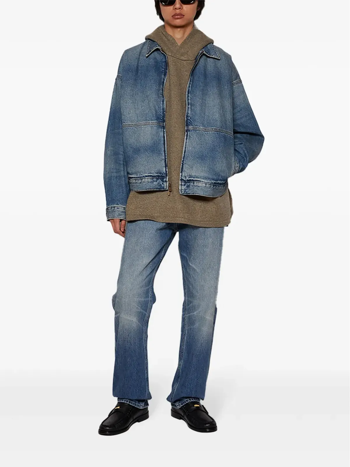 FEAR OF GOD ESSENTIALS ロゴパッチ付きニットフーディー - 画像2