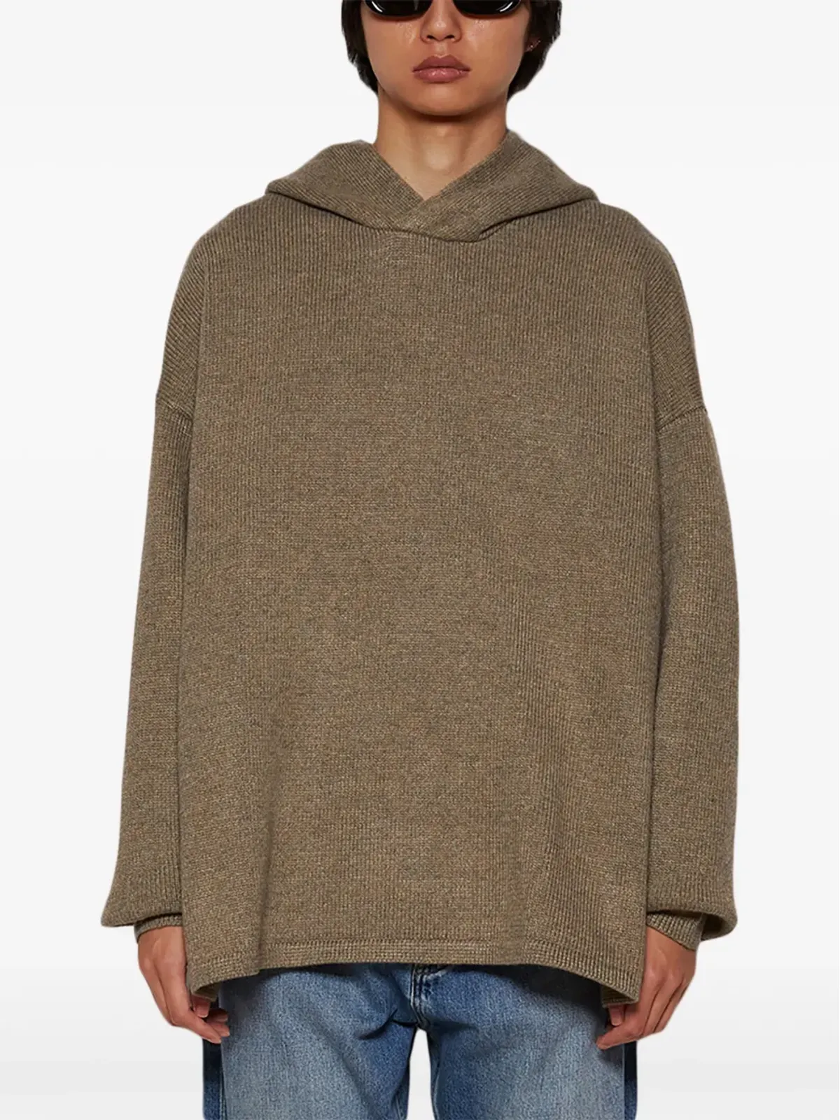 FEAR OF GOD ESSENTIALS ロゴパッチ付きニットフーディー - 画像3