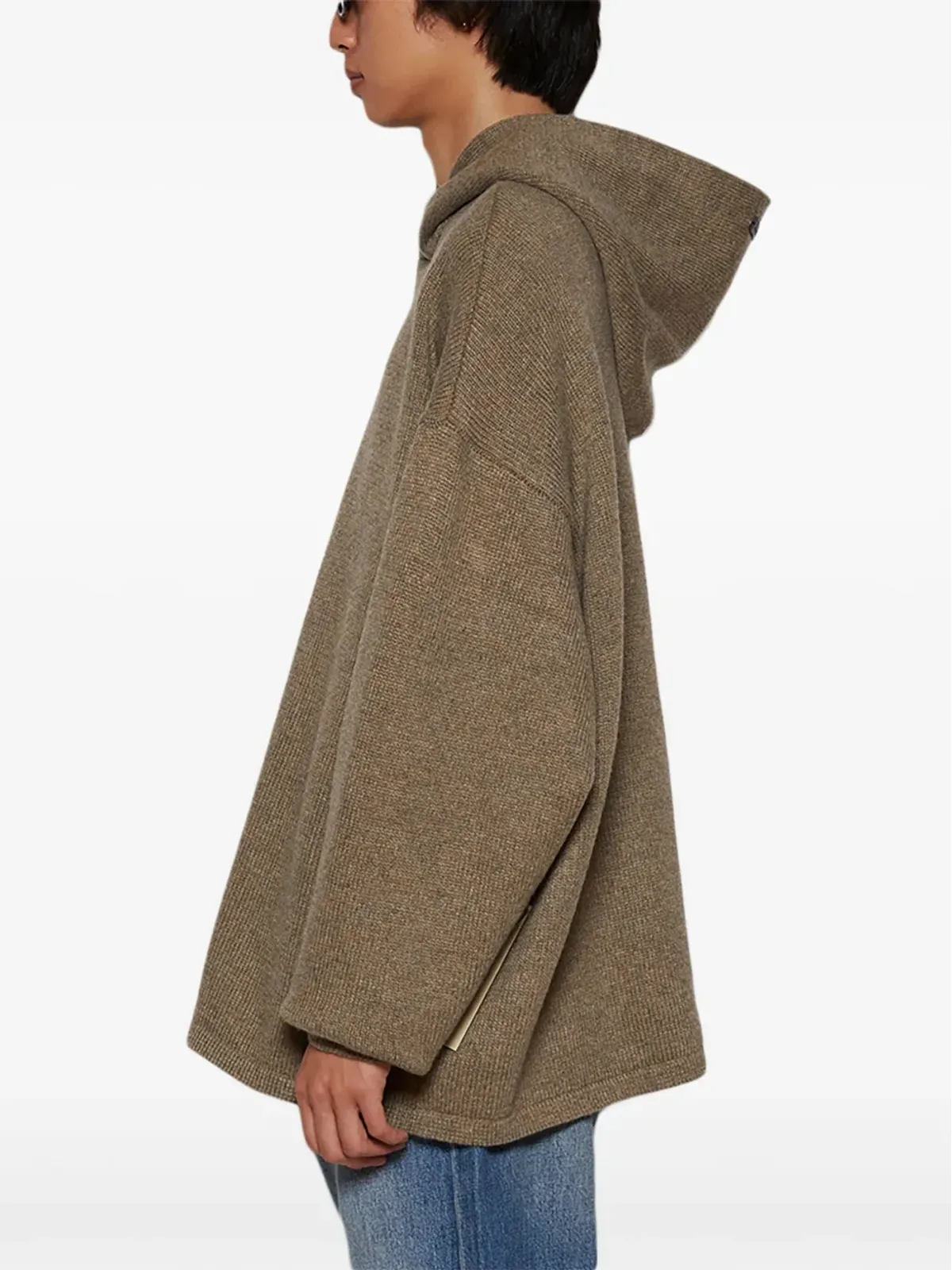 FEAR OF GOD ESSENTIALS ロゴパッチ付きニットフーディー - 画像4