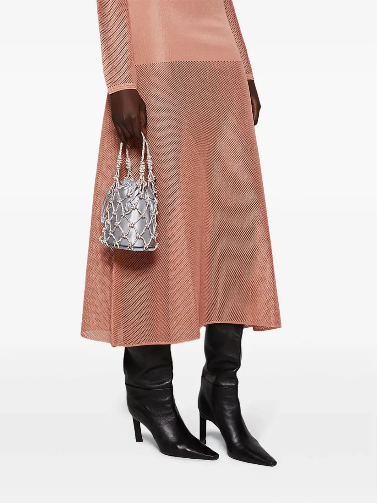 Judith Leiber ラインストーン装飾サテンのトートバッグ - 画像2