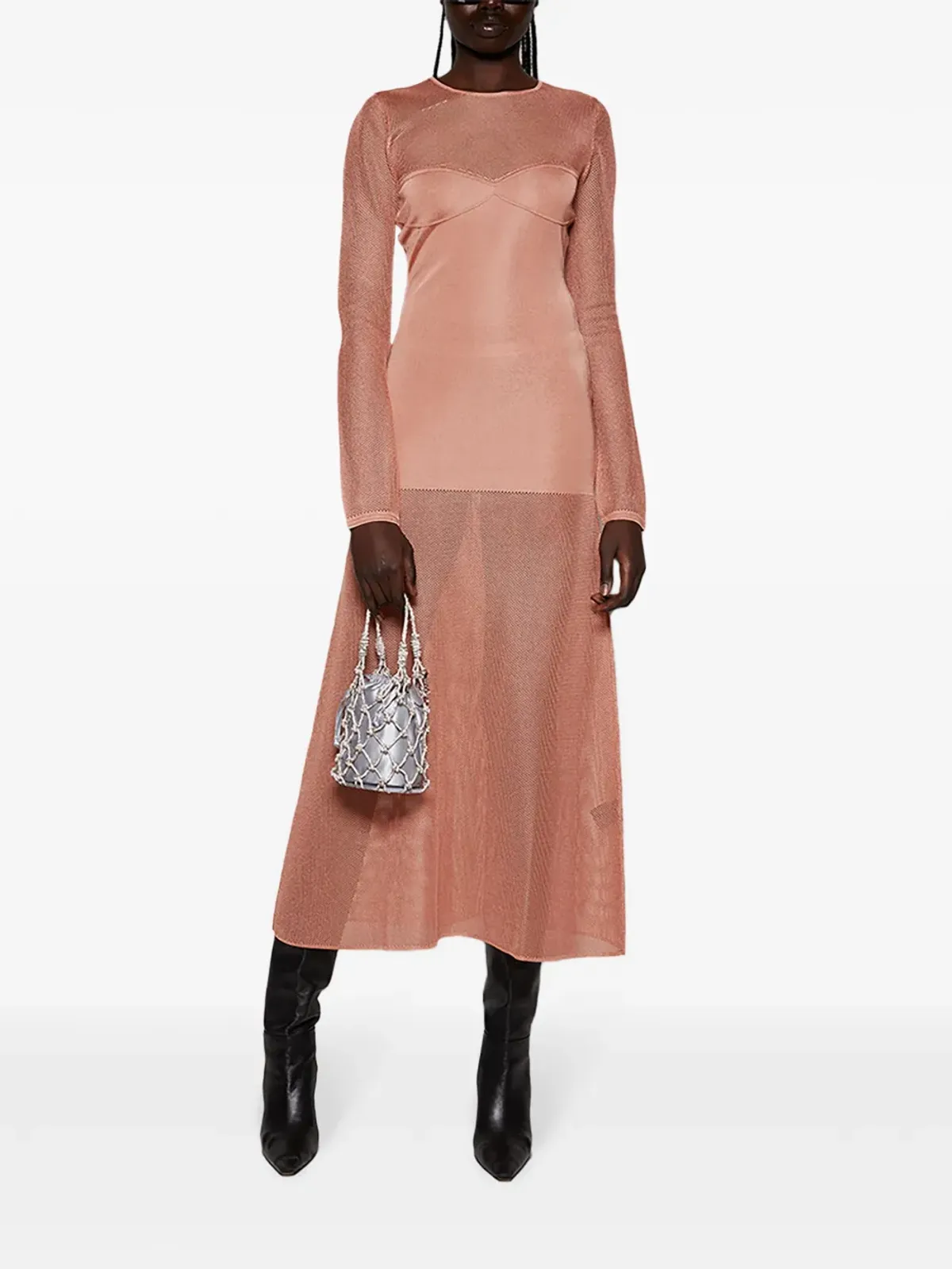 Judith Leiber ラインストーン装飾サテンのトートバッグ - 画像3