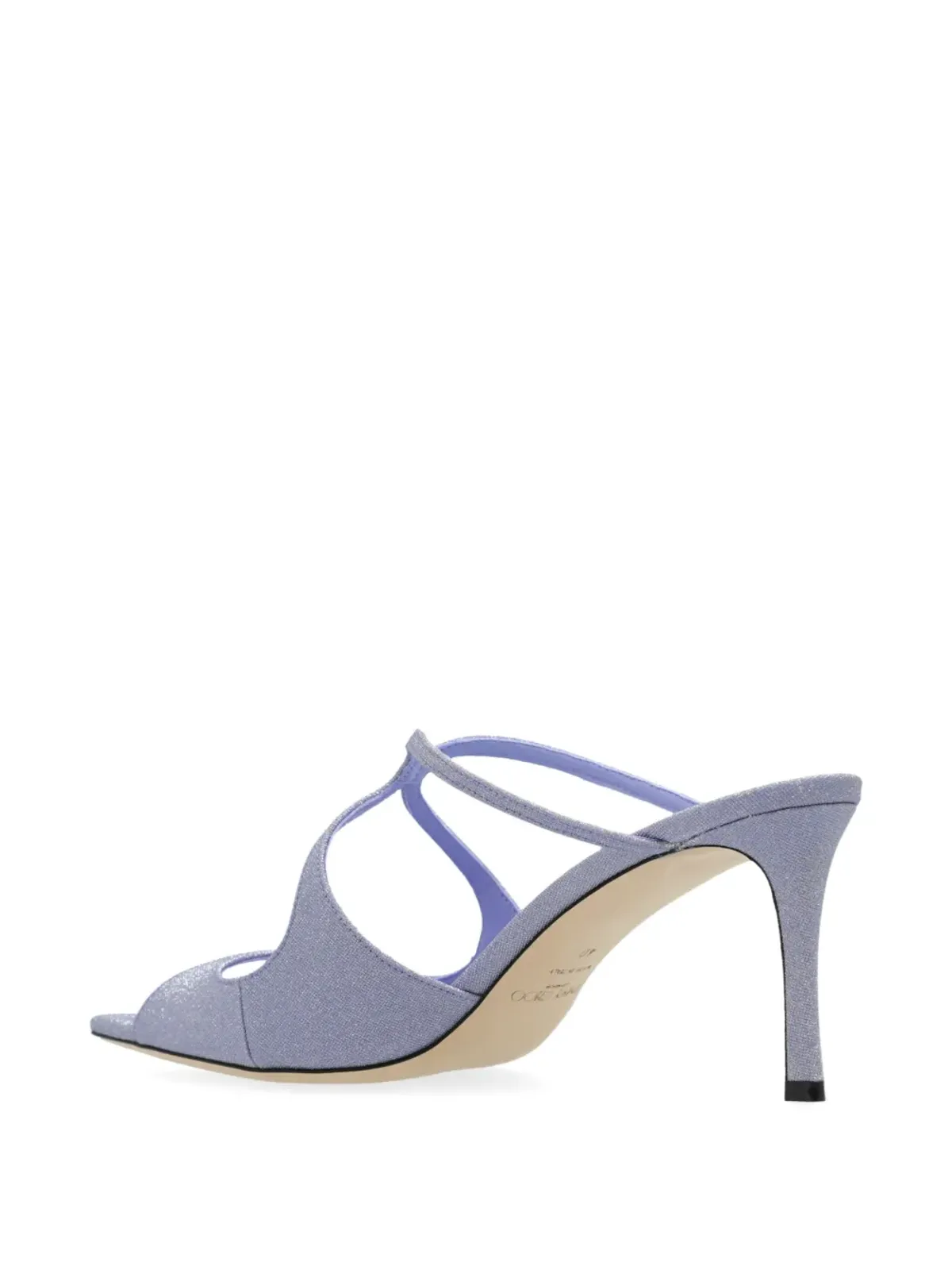 Jimmy Choo アニス 75mm カットアウト サンダル ブルー - 画像3