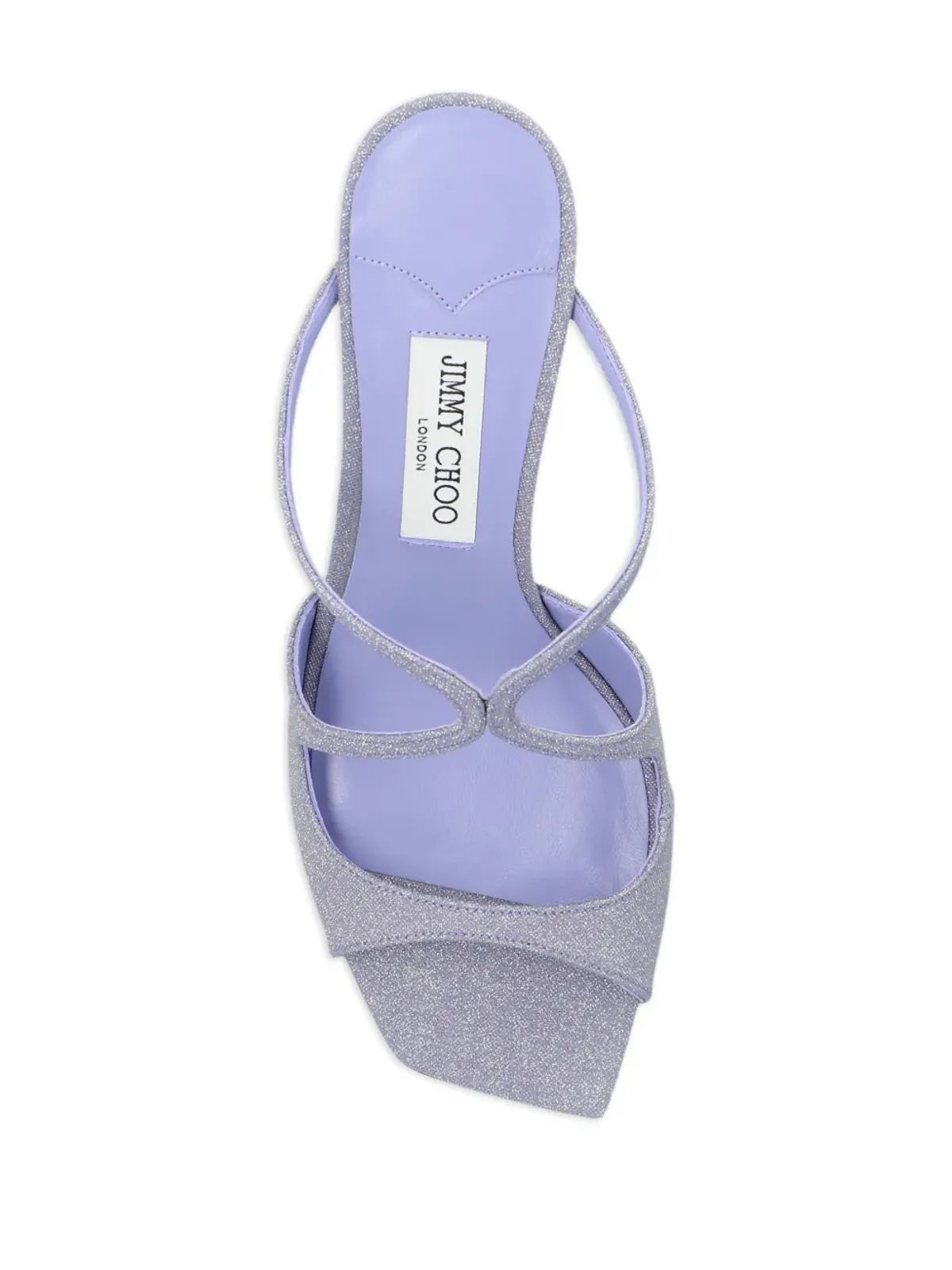 Jimmy Choo アニス 75mm カットアウト サンダル ブルー - 画像4