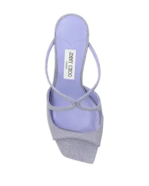 Jimmy Choo アニス 75mm カットアウト サンダル ブルー - サムネイル4