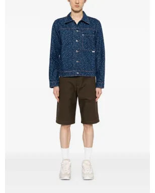 Maison Kitsuné レーザーカットディテール デニムジャケット - ブルー - サムネイル2