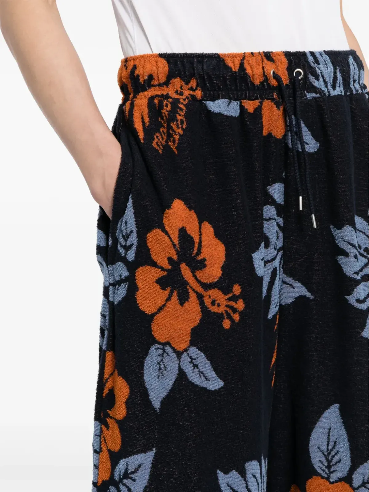 Maison Kitsuné 花柄プリント コットンショーツ - 画像5