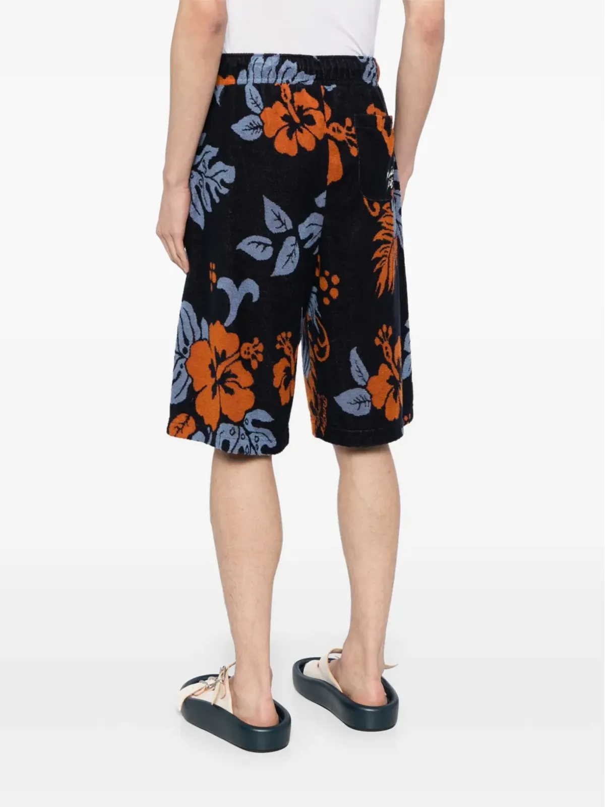 Maison Kitsuné 花柄プリント コットンショーツ - 画像4