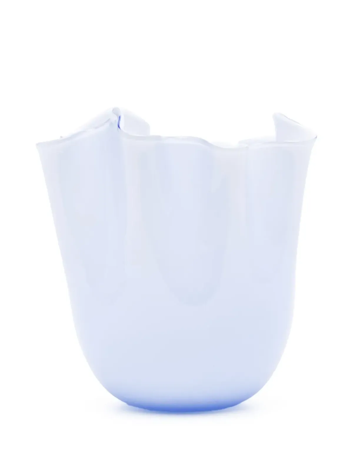 Venini Fazzol glass vase - Blue - 画像2