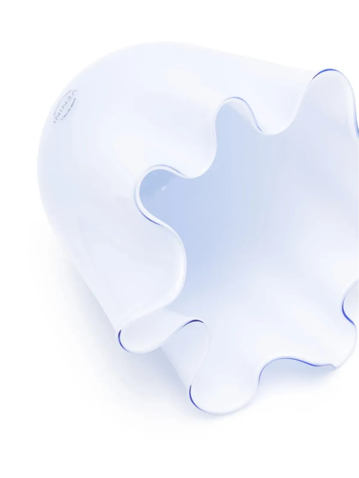 Venini Fazzol glass vase - Blue - 画像3
