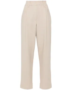 Brunello Cucinelli クロップド テーパード トラックパンツ - サムネイル1