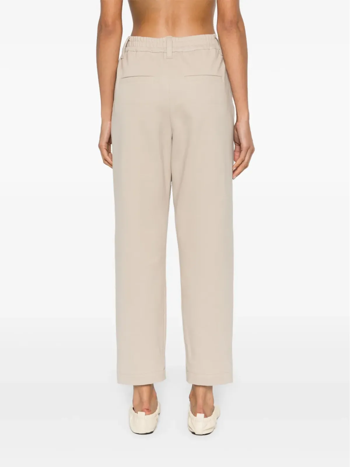 Brunello Cucinelli クロップド テーパード トラックパンツ - 画像4