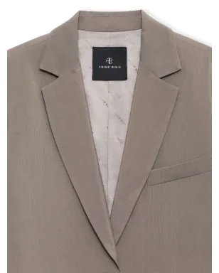 ANINE BING Quinn oversize single-breasted jacket - Grey - サムネイル4