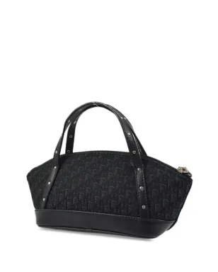 Christian Dior ビンテージ 2003 ストリートシック トロッター ハンドバッグ - ブラック - サムネイル2