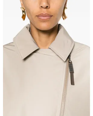 Brunello Cucinelli オフセンターZIP付き中綿ジャケット - サムネイル5