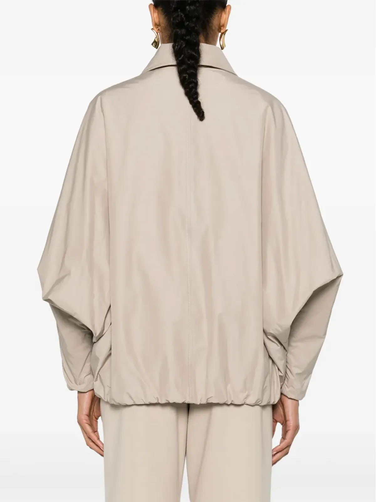 Brunello Cucinelli オフセンターZIP付き中綿ジャケット - 画像4