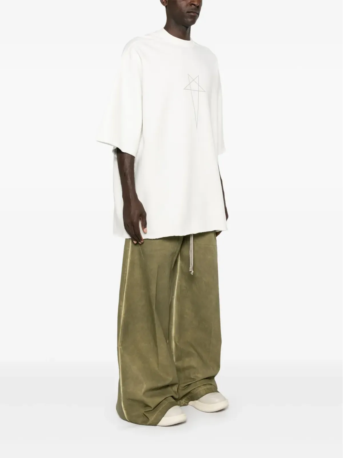 Rick Owens DRKSHDW Tommy T Tシャツ - ホワイト - 画像3