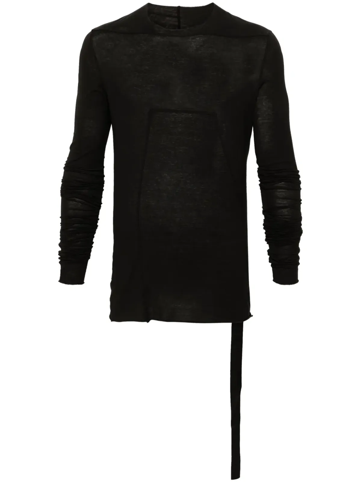 Rick Owens DRKSHDW Edfu Tシャツ - ブラック - 画像1