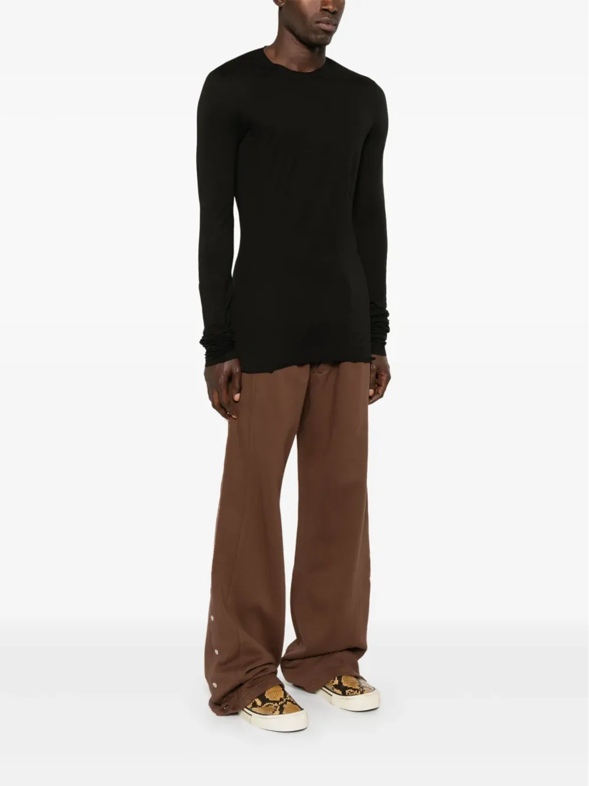 Rick Owens DRKSHDW Edfu Tシャツ - ブラック - 画像3