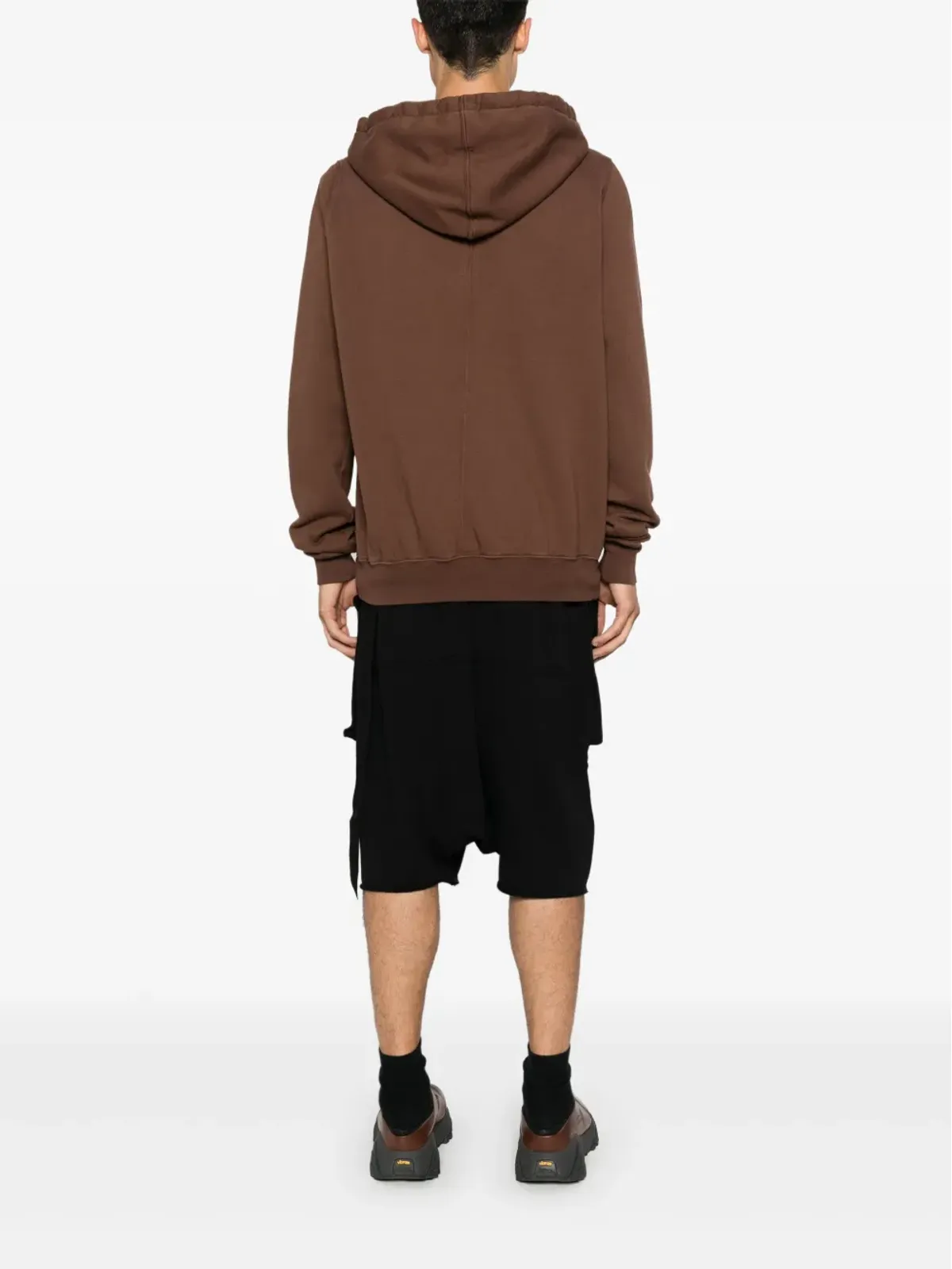 Rick Owens DRKSHDW グランベリーフーディー ブラウン - 画像4