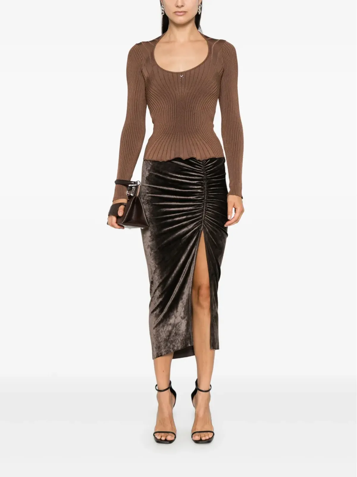Rick Owens Lilies Svitaミディスカート - 画像2