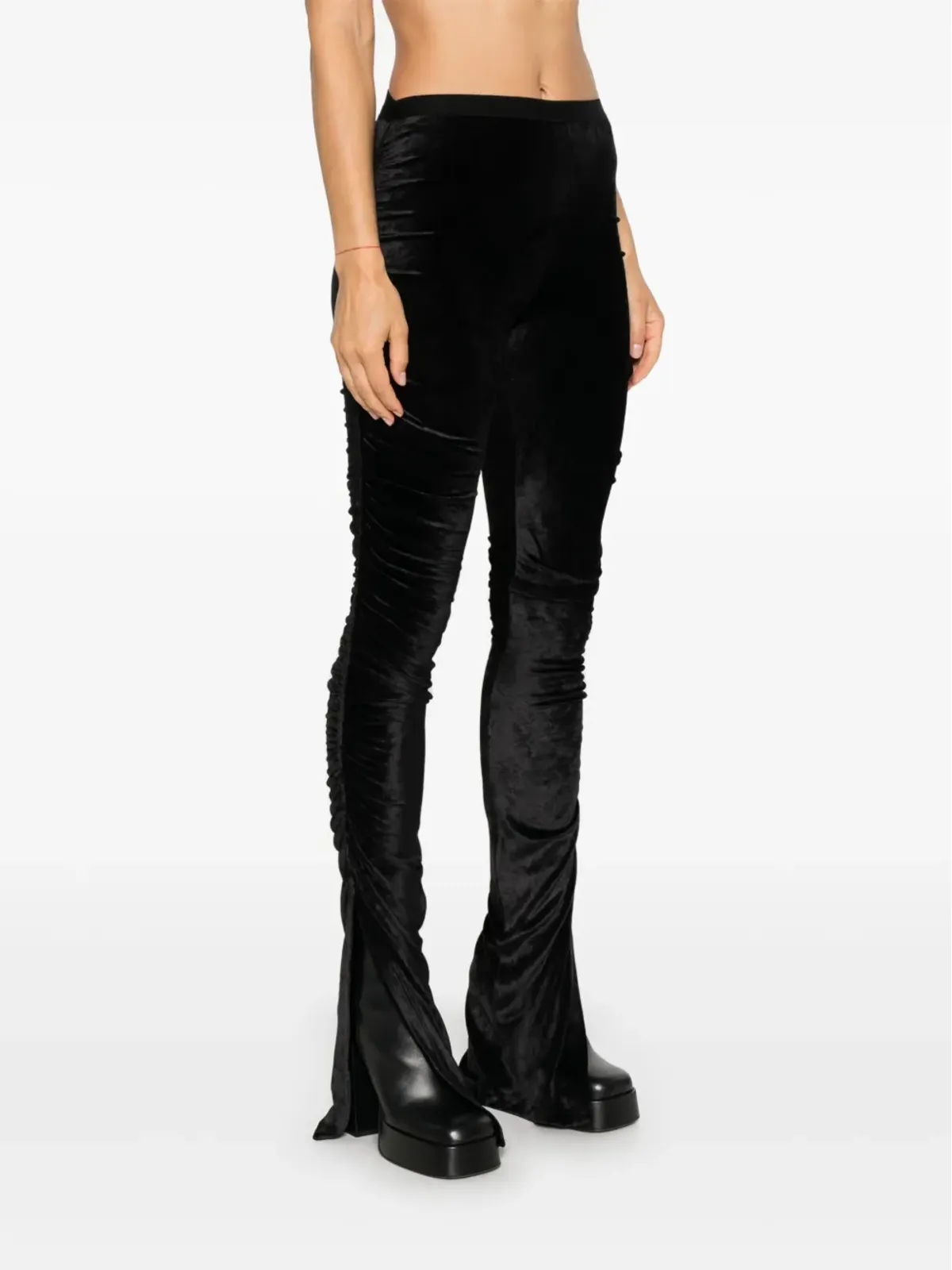 Rick Owens Lilies Svita トラウザーズ ブラック - 画像3